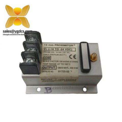 Bently Nevada 81725-02 靠近传感器