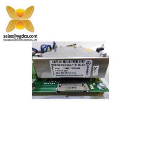BERGHOF CCPU 8/8/4-CSC-1131 控制模块 新品