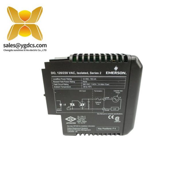 Emerson KJ3209X1-BA1 12P3905X012 输出模块