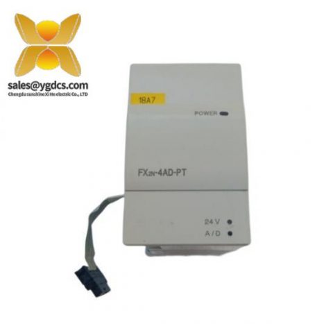 三菱FX2N-4AD-PT模拟量输入模块，适用于PLC控制系统