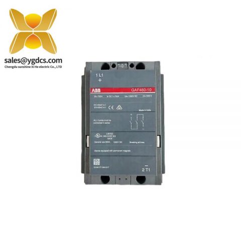 ABB GAF 460-10-11 DC接触器，工业自动化控制专用