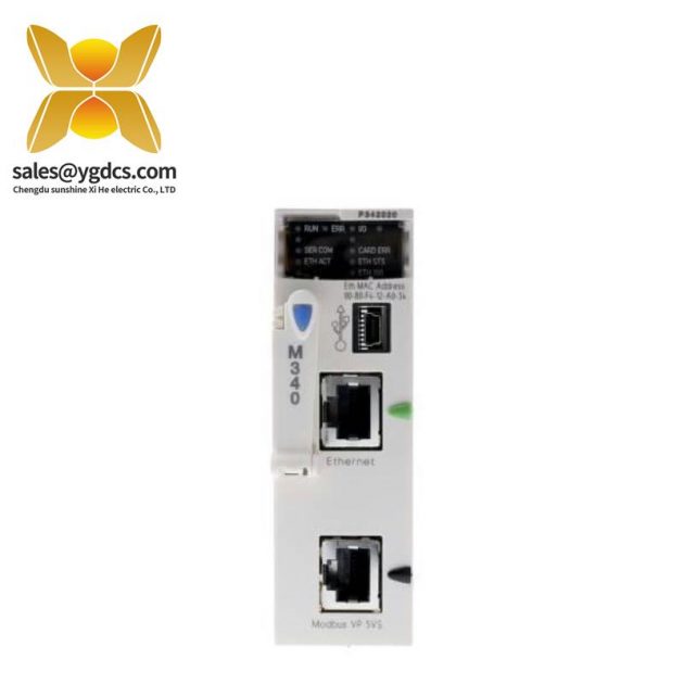 施耐德BMXP342020处理器模块，0.095A，24V直流电源